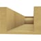 Ekena Millwork 6in. W x 4in. H x 24in. L Yorktown Woodgrain TimberThane Rafter Tail, Primed Tan RFTUR06X04X24YORRCPR - alternate 6